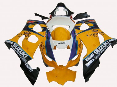 Purchase 2003-2004 Suzuki GSXR 1000 Motorcycle Fairings - Yellow White Blue Black Corona Canada