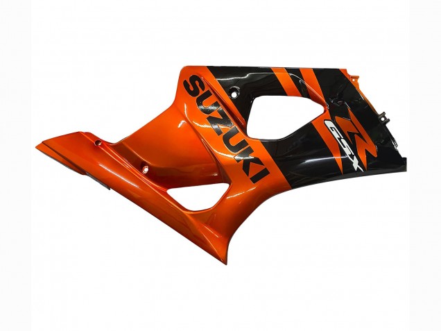 2003-2004 Suzuki GSXR 1000 Motorcycle Fairing - Burnt Orange Glossy Black Canada