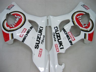 Purchase 2003-2004 Suzuki GSXR 1000 Motorcycle Fairings - White Red Motul Lucky Strike Canada