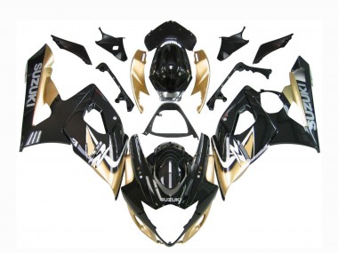 Purchase 2005-2006 Suzuki GSXR 1000 Motorcycle Fairings - Black Gold Canada