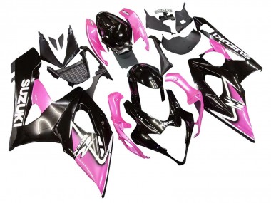 Purchase 2005-2006 Suzuki GSXR 1000 Motorcycle Fairings - Glossy Black Pink Canada