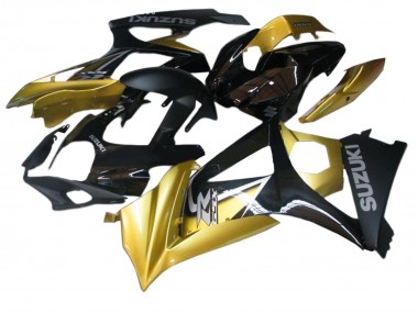 Purchase 2007-2008 Suzuki GSXR 1000 Motorcycle Fairings - Gold Black Silver Decal Canada