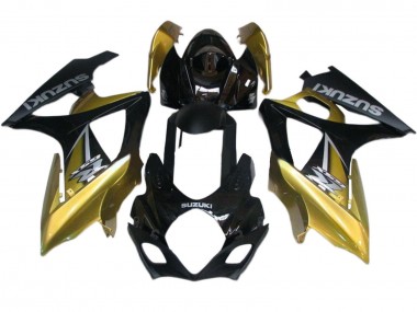 Purchase 2007-2008 Suzuki GSXR 1000 Motorcycle Fairings - Gold Black Silver Decal Canada