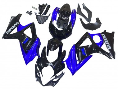Purchase 2007-2008 Suzuki GSXR 1000 Motorcycle Fairing Kits - Blue Glossy Black Canada
