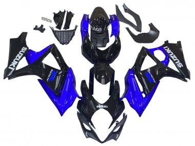 Purchase 2007-2008 Suzuki GSXR 1000 Motorcycle Fairing Kits - Blue Glossy Black Canada