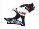 2007-2008 Suzuki GSXR 1000 Motorcycle Fairings - Glossy Black White West Canada