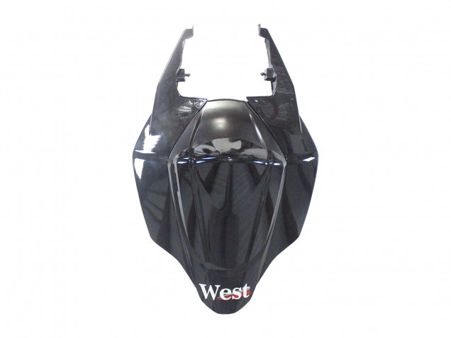 2007-2008 Suzuki GSXR 1000 Motorcycle Fairings - Glossy Black White West Canada