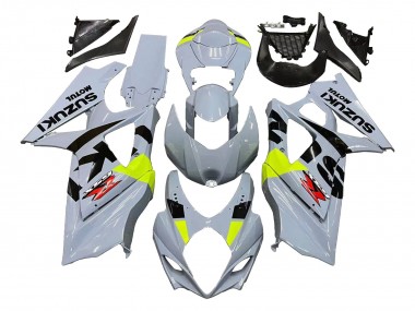 Purchase 2007-2008 Suzuki GSXR 1000 Motorcycle Fairings - Light Grey Green Black Canada