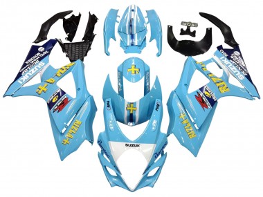 Purchase 2007-2008 Suzuki GSXR 1000 Motorcycle Fairings - Light Blue Yellow Black Motul Rizla Canada