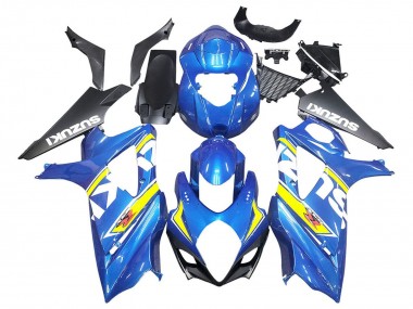 Purchase 2007-2008 Suzuki GSXR 1000 Motorcycle Fairings - Blue Yellow Black Canada
