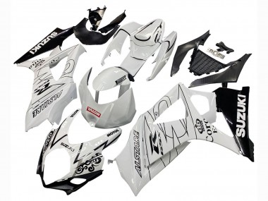 Purchase 2007-2008 Suzuki GSXR 1000 Motorcycle Fairings - White Black Alstare Corona Motul Canada