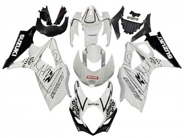 Purchase 2007-2008 Suzuki GSXR 1000 Motorcycle Fairings - White Black Alstare Corona Motul Canada