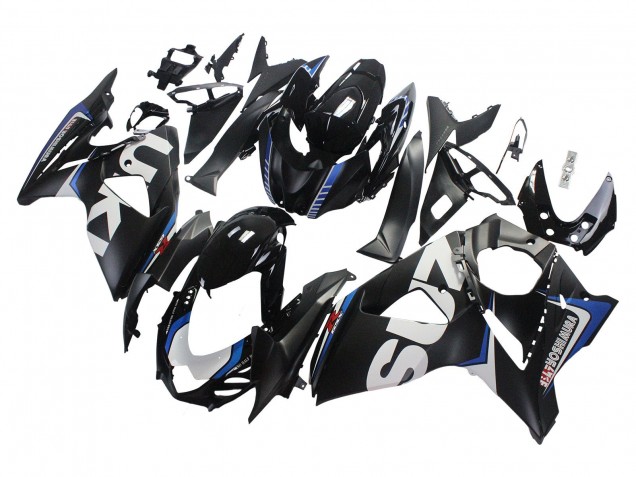 2009-2016 Suzuki GSXR 1000 Motorcycle Fairings - Matte Black White Blue Canada