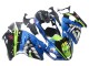1996-2007 Suzuki GSXR 1300 Hayabusa Motorcycle Fairings - Blue Green Shark 46 Canada
