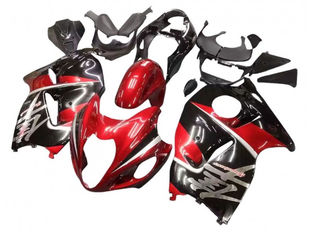1996-2007 Suzuki GSXR 1300 Hayabusa Motorcycle Fairings - Red Glossy Black Hayabusa Canada
