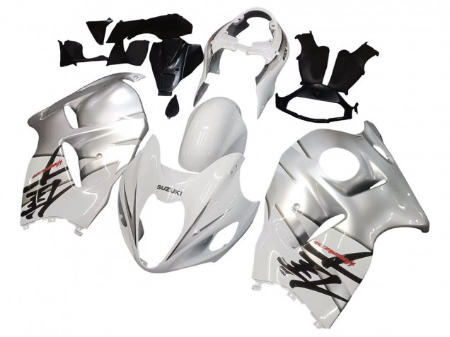 1996-2007 Suzuki GSXR 1300 Hayabusa Motorcycle Fairings - White Silver Hayabusa Canada