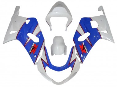 Purchase 2001-2003 Suzuki GSXR 600 / GSXR 750 Motorcycle Fairings - White Blue Red Canada