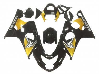 Purchase 2001-2003 Suzuki GSXR 600 / GSXR 750 Motorcycle Fairings - Yellow Glossy Black Canada