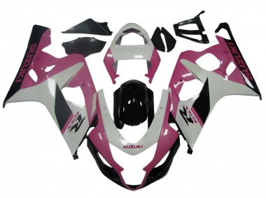 Purchase 2004-2005 Suzuki GSXR 600 / GSXR 750 Motorcycle Fairings - White Pink Black Canada