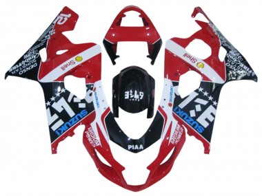 Purchase 2004-2005 Suzuki GSXR 600 / GSXR 750 Motorcycle Fairings - Red White Black Blue Canada
