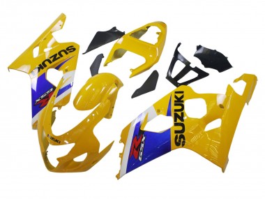 Purchase 2004-2005 Suzuki GSXR 600 / GSXR 750 Motorcycle Fairing - Yellow White Blue Black Canada