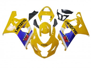 Purchase 2004-2005 Suzuki GSXR 600 / GSXR 750 Motorcycle Fairing - Yellow White Blue Black Canada
