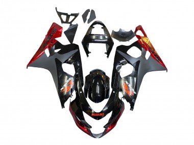 Purchase 2004-2005 Suzuki GSXR 600 / GSXR 750 Motorcycle Fairings - Black Grey Red Canada
