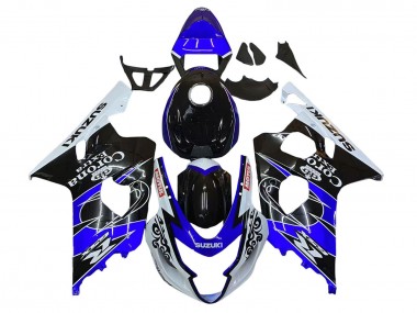 Purchase 2004-2005 Suzuki GSXR 600 / GSXR 750 Motorcycle Fairing - White Blue Black Corona Motul Canada