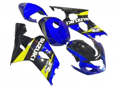 Purchase 2004-2005 Suzuki GSXR 600 / GSXR 750 Motorcycle Fairings - Blue Yellow Black Canada