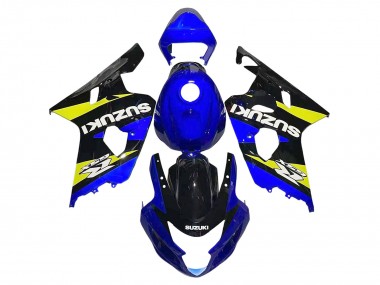 Purchase 2004-2005 Suzuki GSXR 600 / GSXR 750 Motorcycle Fairings - Blue Yellow Black Canada