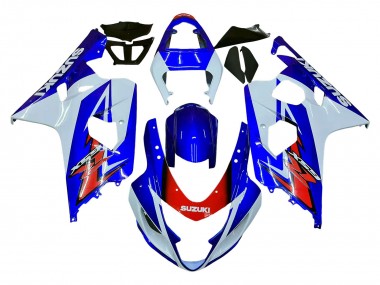 Purchase 2004-2005 Suzuki GSXR 600 / GSXR 750 Motorcycle Fairing - White Blue Red Canada