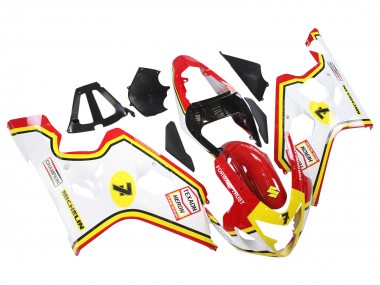 Purchase 2004-2005 Suzuki GSXR 600 / GSXR 750 Motorcycle Fairings - White Red Yellow Michelin Texaon Heron 7 Canada