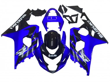 Purchase 2004-2005 Suzuki GSXR 600 / GSXR 750 Motorcycle Fairings - Blue Black White Decal Canada