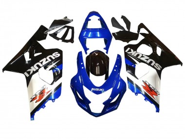 Purchase 2004-2005 Suzuki GSXR 600 / GSXR 750 Motorcycle Fairings - Blue White Black Canada