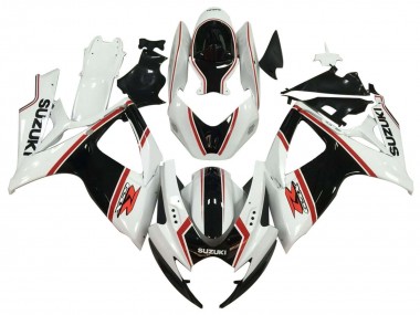 Purchase 2006-2007 Suzuki GSXR 600 / GSXR 750 Motorcycle Fairing - White Black Red Canada