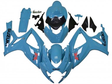 Purchase 2006-2007 Suzuki GSXR 600 / GSXR 750 Motorcycle Fairings - Light Blue Black Red Canada