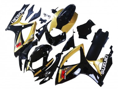 Purchase 2006-2007 Suzuki GSXR 600 / GSXR 750 Motorcycle Fairings - Gold Glossy Black Red Canada