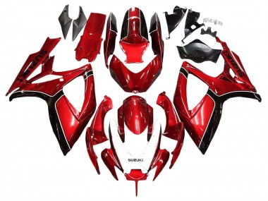 Purchase 2006-2007 Suzuki GSXR 600 / GSXR 750 Motorcycle Fairings - Red Black Canada
