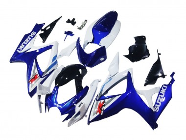 Purchase 2006-2007 Suzuki GSXR 600 / GSXR 750 Motorcycle Fairings - White Blue Glossy Black Red Canada