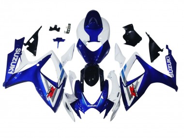 Purchase 2006-2007 Suzuki GSXR 600 / GSXR 750 Motorcycle Fairings - White Blue Glossy Black Red Canada