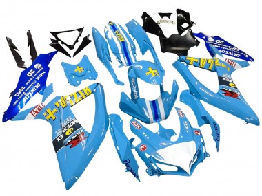 Purchase 2008-2010 Suzuki GSXR 600 / GSXR 750 Motorcycle Fairings - Blue Yellow Rizla Canada