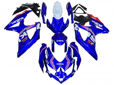 Purchase 2008-2010 Suzuki GSXR 600 / GSXR 750 Motorcycle Fairings - White Blue Pink Ecstar Motul Canada