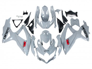 Purchase 2008-2010 Suzuki GSXR 600 / GSXR 750 Motorcycle Fairings - Glossy Grey Canada