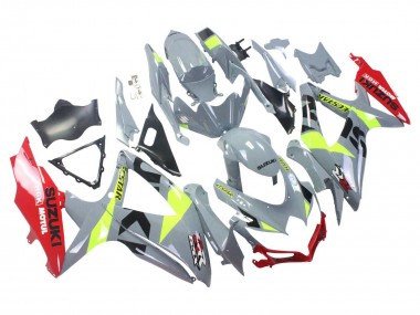 Purchase 2008-2010 Suzuki GSXR 600 / GSXR 750 Motorcycle Fairings - Grey Yellow Red Canada