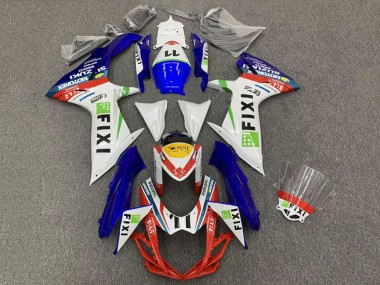 Purchase 2008-2010 Suzuki GSXR 600 / GSXR 750 Motorcycle Fairings - White Blue Red Green Yellow Fixi 11 Canada