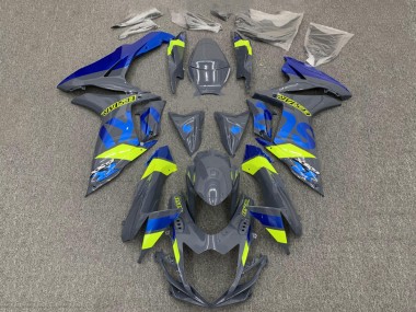 Purchase 2011-2024 Suzuki GSXR 600 / GSXR 750 Motorcycle Fairings - Dark Nardo Grey Blue Fluorescent Yellow Canada