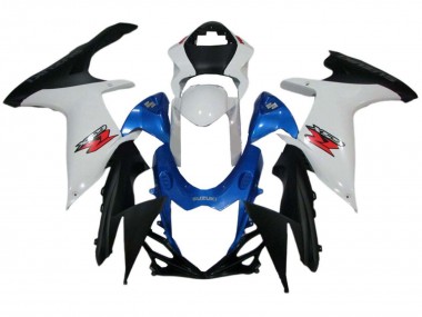 Purchase 2011-2024 Suzuki GSXR 600 / GSXR 750 Motorcycle Fairings - White Blue Black Canada