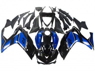 Purchase 2015-2018 Yamaha YZF R3/R25 Motorcycle Fairing - Blue Glossy Black Canada