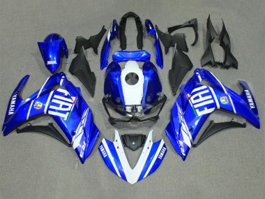 Purchase 2015-2018 Yamaha YZF R3/R25 Motorcycle Fairings - Blue White Fiat Canada
