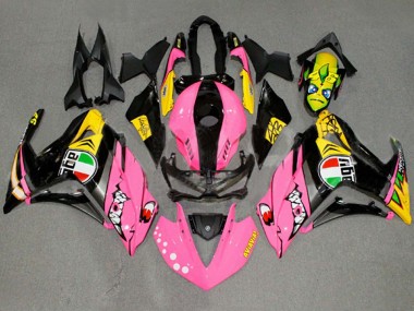 Purchase 2015-2018 Yamaha YZF R3/R25 Motorcycle Fairings - Pink Yellow Black Shark 46 Canada